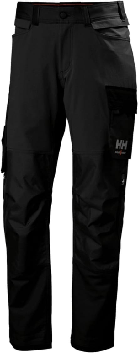 Helly Hansen 77395 OXFORD 4X CNCT PANT - BLACK - 990 - C48