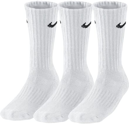 Nike - Dri-FIT Everyday Cushioned Crew Socks 3P - Witte Sportsokken-42 - 46