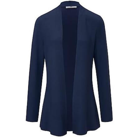 Vest 100% SUPIMA®-katoen lange mouwen Van Peter Hahn blauw