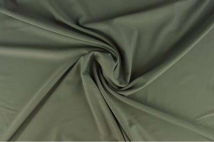 Lycra stof - Zilvergrijs - 1 meter - Per meter - 155cm breed