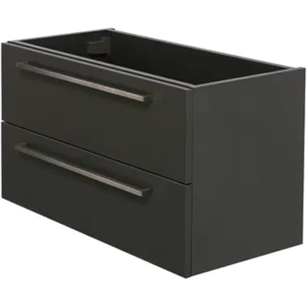 Aquazuro Wastafelonderkast Arezzo 80cm Donkergrijs