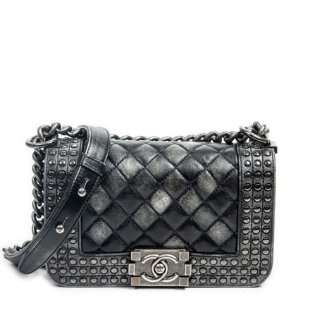Paris-Dallas Small Studded Boy  Schoudertas