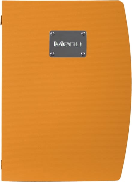 Securit® Menukaart | Menukaart map A4 Rio - oranje