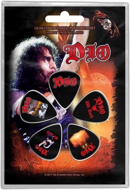 Dio Plectrum We Rock Set van 5 Multicolours