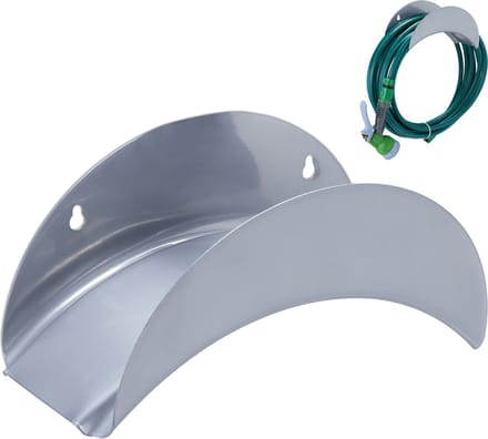 tuinslanghouder muur - voor 30 m 1/2" tuinslang - wandslanghouder - metaal