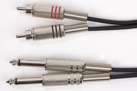 MUSIC STORE Cinch-jackkabel 2m metaal - Audio kabel