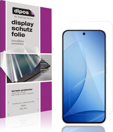 dipos – 4x Beschermfolie geschikt voor Oppo A6s Pro | Krasbestendige & heldere Screenprotector Ultra-Thin
