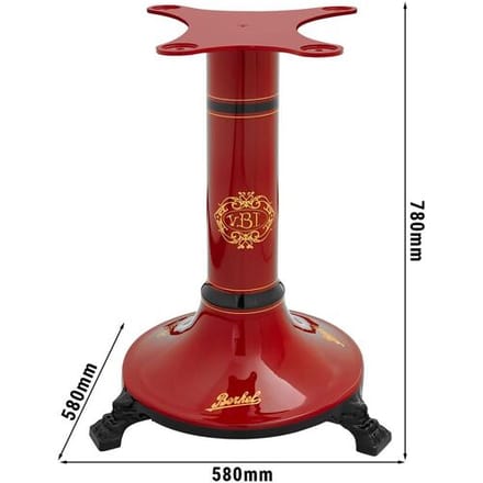 BERKEL Voet voor vliegwielmachine B3, Tribute, B114 & BS300 - Rood