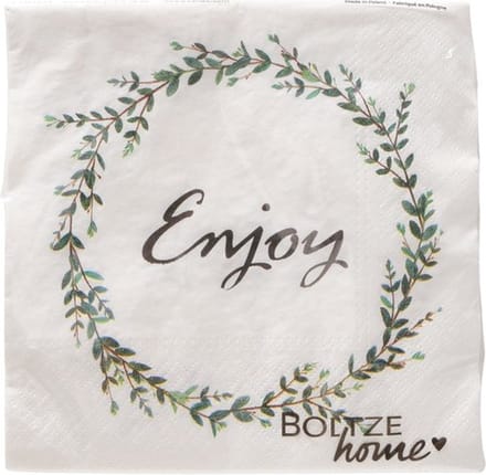Boltze servetten Enjoy , 3 pakjes van 20 stuks