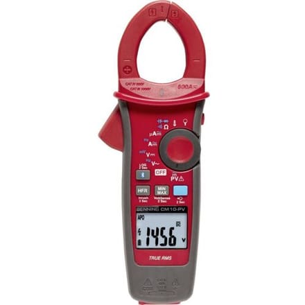 Benning CM 10-PV Stroomtang Digitaal Datalogger CAT IV 600 V Weergave (counts): 6000