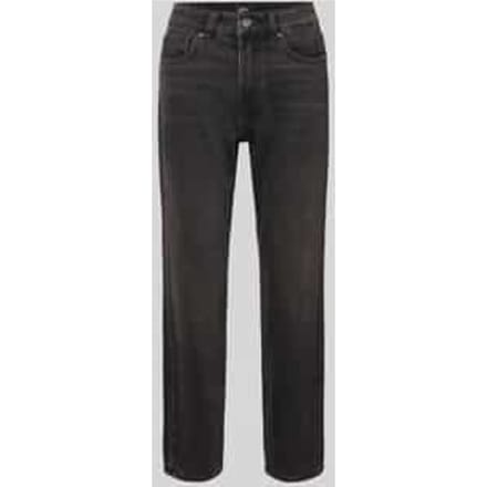 Straight fit jeans van katoenmix, model 'EMILY'