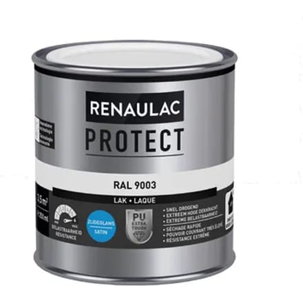 Renaulac Buitenlak Protect - Signaal Wit - Zijdeglans - 250ml