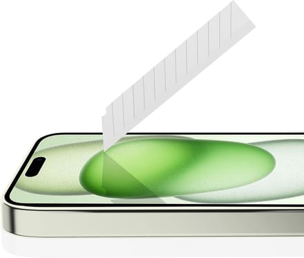 ITSkins Screenprotector geschikt voor Apple iPhone 15 Plus Glazen | ITSkins Supreme Screenprotector - Case Friendly + Installatie Frame