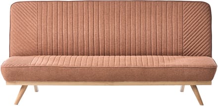 KALFAFELL - Slaapbank - Goudbruin - Polyester