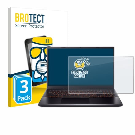BROTECT - Screenprotector voor Acer Nitro V 15 - Folie Beschermfolie Beschermglas matte 3 Stuks