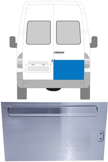 Reparatie plaatwerk achterste deuren voor Mercedes Sprinter 1995-2006 / Rechts