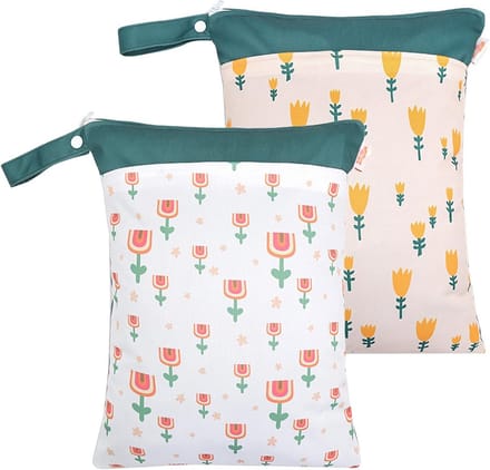 Waterdichte Luiertas Organizer voor Natte en Vuile Luiers - Set van 2