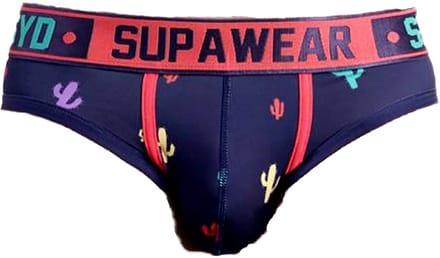 SUPAWEAR Sprint Brief Bristly Black - MAAT S - Heren Ondergoed - Slip voor Man - Mannen Brief