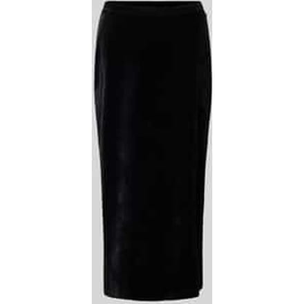 Midirok met labeldetail, model 'EMOLGAA'