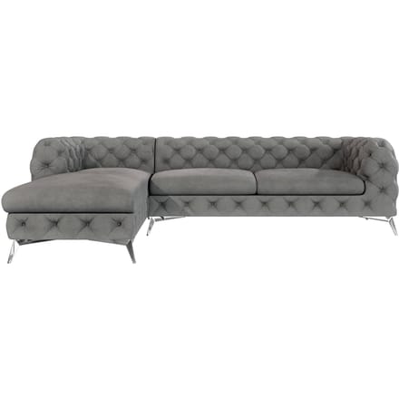 Hoekbank Noralie links velvet | Ropez