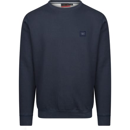Cappuccino Italia - Heren Sweaters Prato Sweater - Blauw - Maat M
