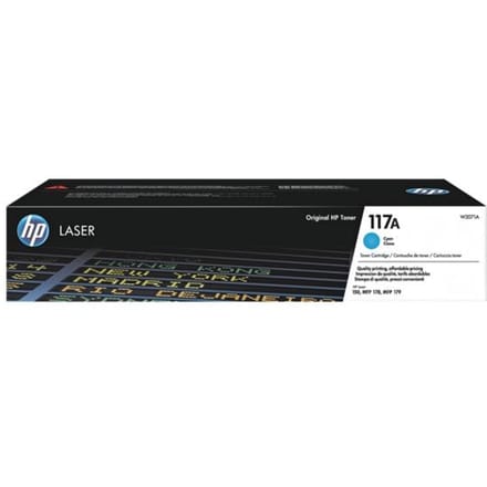 HP 117A - Tonercartridge - Origineel - Standaard Capaciteit - Cyaan