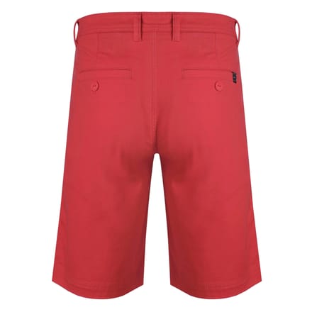 Weird Fish Heren Rayburn Korte Broek met Platte Voorkant (Radicaal Rood)