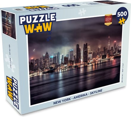 Puzzel New York - Amerika - Skyline - Legpuzzel - Puzzel 500 stukjes