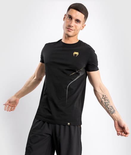 Venum Athletics T-shirt Zwart Goud - XXL
