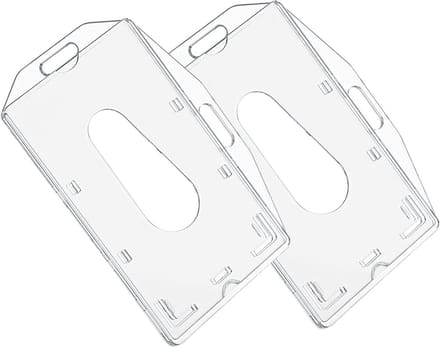 ID-kaarthoezen - Kaarthouders - Identificatie Tonen - Hard Plastic - 2 stuks - Transparant
