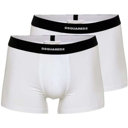 Slips Dsquared DCX200070 - TWIN 2PACK BRIEF-100 WHITE