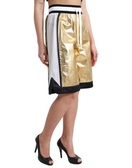 Metalen Korte Broek Gouden Stijl