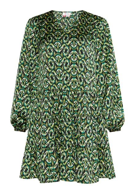 IZIA Jurk Dames Groen Veelkleurig