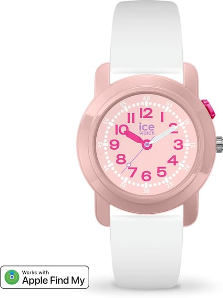 Ice Watch ICE find - White - Pink 024914 Horloge - Siliconen - Wit - Ø 34 mm