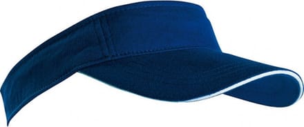Navy blauwe zonneklep