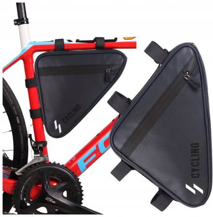 Waterdichte Fietstas Frame - 1.5L Driehoek Tas met Reflectoren