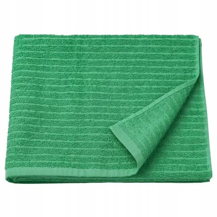 IKEA VAGSJON Badhanddoek Groen 70x140 cm 100% Katoen