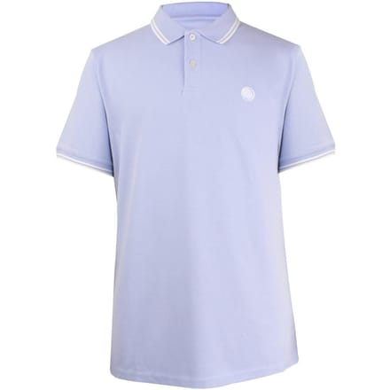 Pretty Green Mannen Barton Kortebloemig Poloshirt (Pastelblauw)