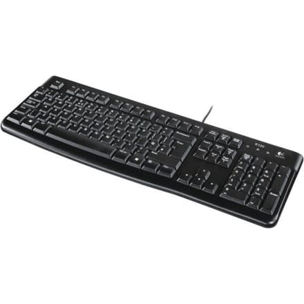 Logitech K120 Corded Keyboard - BEL - Toetsenbord - Belgium - Zwart
