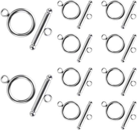 10 Sets Karabijnsluitingen en Toggle Sluitingen voor Tassen en Kleding
