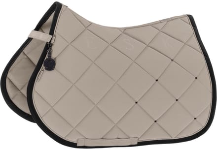 Eskadron Zadeldek Silk Contrast Diamond Platinum 26/27 Full Pale grey