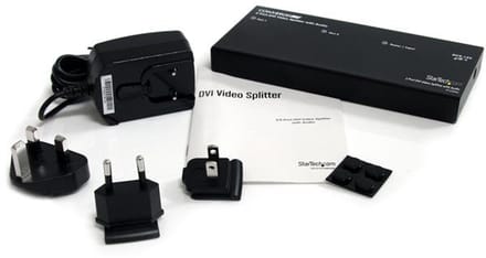 StarTech 2-poort DVI Video Splitter met Audio