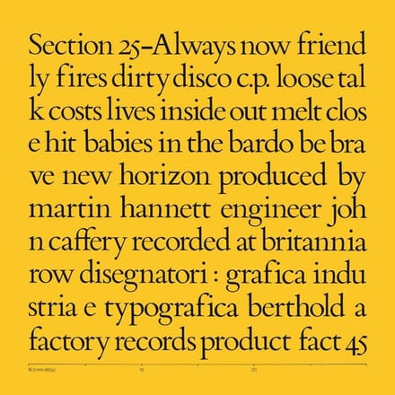 Section 25 - Always Now (5 CD)