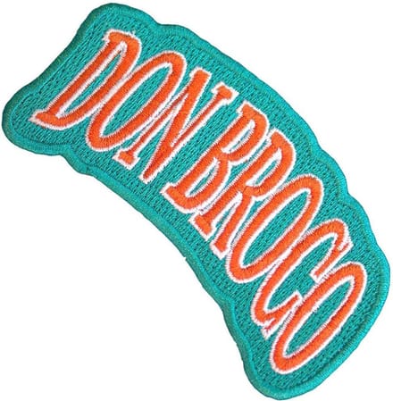 Don Broco - Orange Logo Patch - Groen/Oranje
