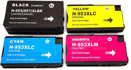 Inktcartridges Geschikt voor HP 953 / 953XL - Multipack van 4