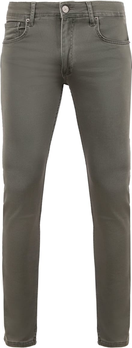 Suitable Kant Jeans Groen - Maat W 33 - L 34 - Heren