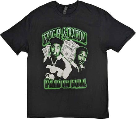 Eric B. & Rakim - Paid In Full Heren T-shirt - S - Zwart