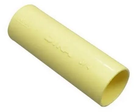 PVC Sok verbindingsstuk 3/4 - 19mm - Crème - 10 stuks