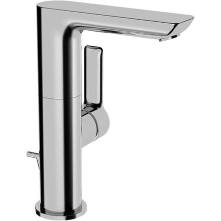 Hansa Ligna - Wastafelkraan met afvoergarnituur, chroom 55302203