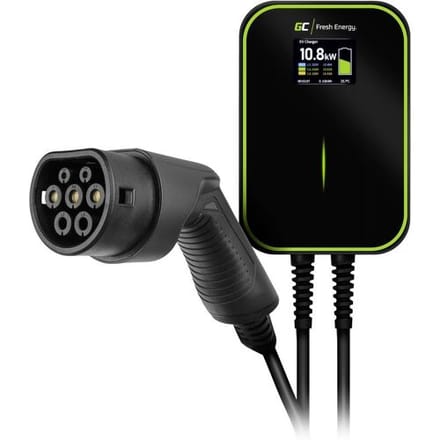 Wallbox GC EV PowerBox 22kW lader met Type 2 kabel voor het opladen van elektrische auto's en Plug-In hybrids.